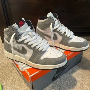 AIR JORDAN 1 RETRO HIGH OG GS 'WASHED BLACK'